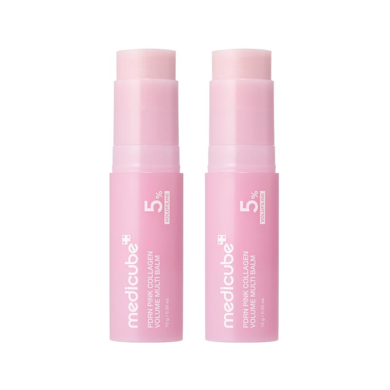 [NEW] [medicube] PDRN Pink Collagen Volume Multi Balm | All In One Volufiline, PDRN, NAD Stick for Youthful-Looking, Helping Look of Fine Lines, Firming Care, Anti-Aging Care | For Under-Eyes, Neck, Forehead, Smile Lines, Lip Care | Korean Skincare - Image 2