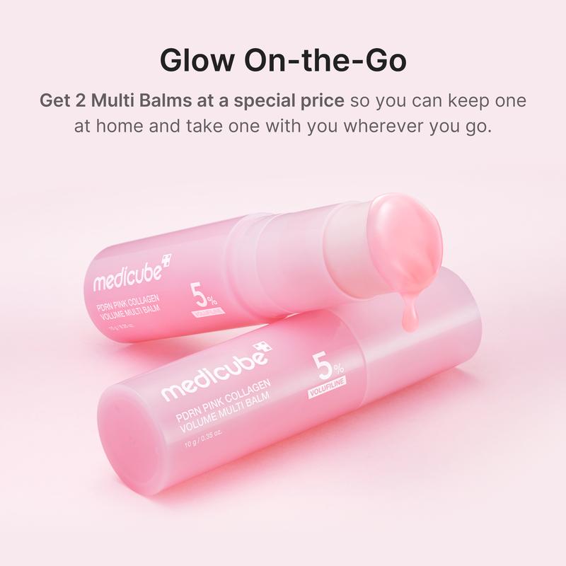[NEW] [medicube] PDRN Pink Collagen Volume Multi Balm | All In One Volufiline, PDRN, NAD Stick for Youthful-Looking, Helping Look of Fine Lines, Firming Care, Anti-Aging Care | For Under-Eyes, Neck, Forehead, Smile Lines, Lip Care | Korean Skincare - Image 9