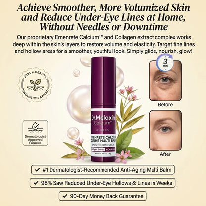 [Dr.Melaxin Official] Calcium Multi Balm Eye Care Routine Korean Skin Care Anti-aging Cosmetics Collagen Eye Stick 9g