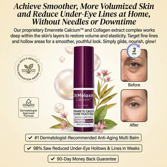 [Dr.Melaxin Official] Calcium Multi Balm Eye Care Routine Korean Skin Care Anti-aging Cosmetics Collagen Eye Stick 9g