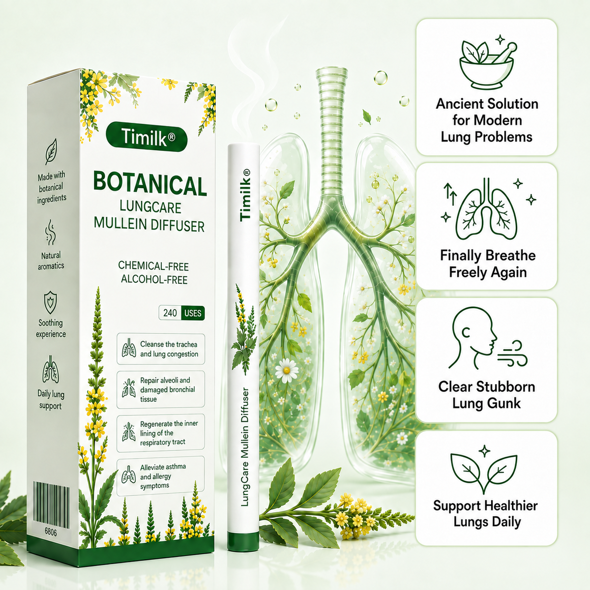 LungCare® Botanical Mullein Diffuser