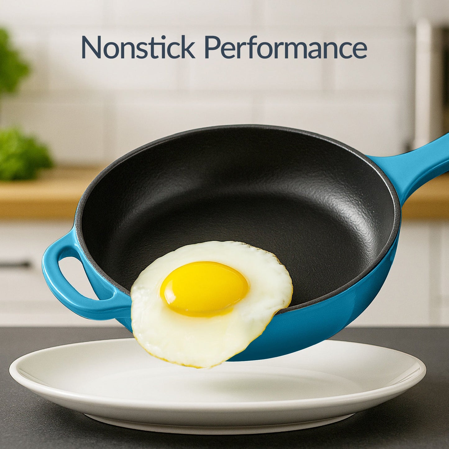 6-Piece Enameled Cast Iron Cookware Set