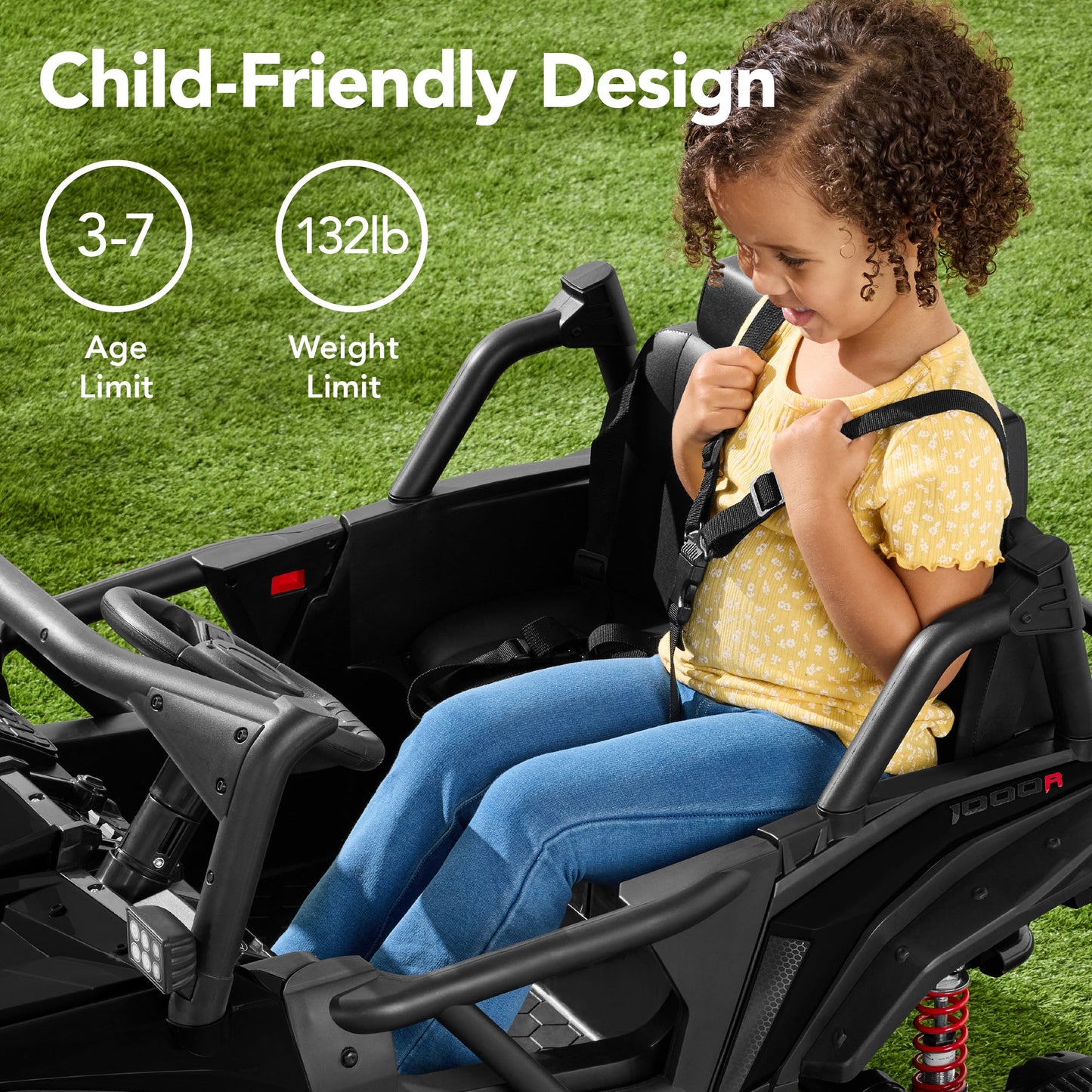 24V Kids Ride-On UTV Officially Licensed Honda Talon w/ Remote, LED Lights