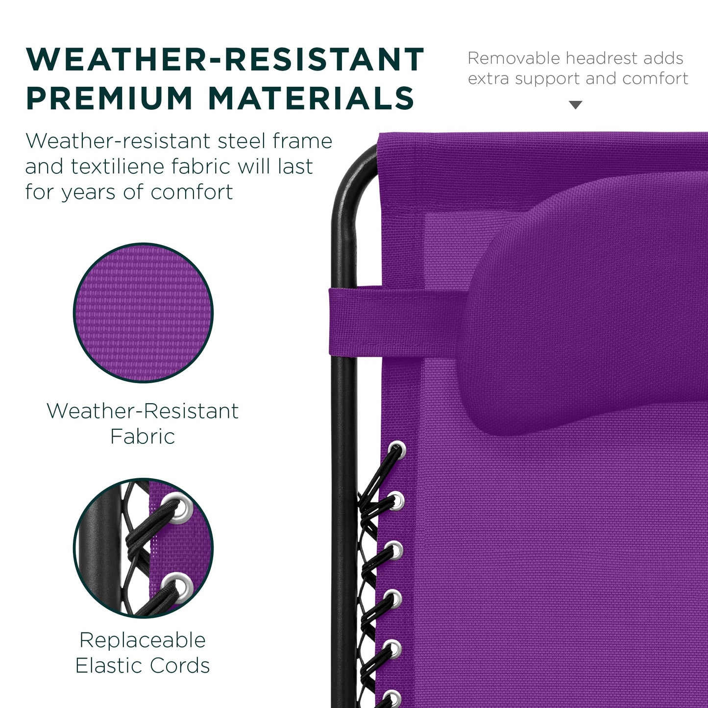 Oversized Reclining Zero Gravity Chair Lounger w/ Cup Holder, Pillow