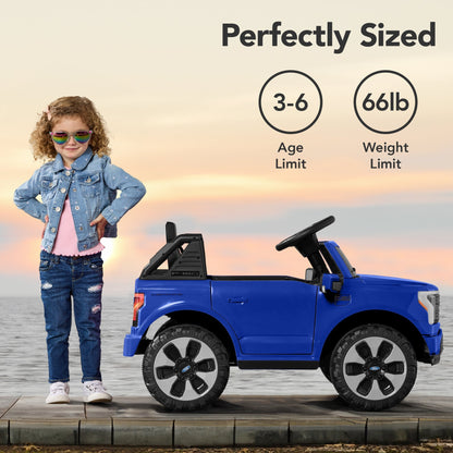 12V Kids Ride On Car Officially Licensed Ford Lightning w/ Remote, 2 Speeds